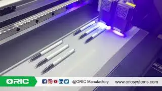 𝕄𝕀ℕ𝕀 𝕌𝕍 𝔽𝕃𝔸𝕋𝔹𝔼𝔻 OR-6042A Custom Printing of Pencils CMYK+ White + EPSON i1600-U1Resolution