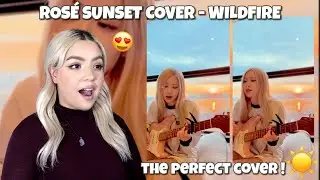 [РЕАКЦИЯ] ROSÉ SUNSET COVER - WILDFIRE