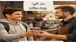 Learn Arabic With conversations at the coffee shop#learnarab #arabic #millionviews