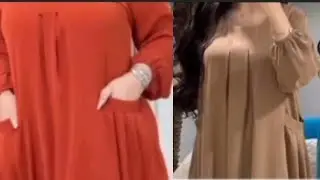 اجي تشوفي فصالة ✂️ وخياطة عباءة بالبلي والجيوب بدون قطعة خطوة خطوة للمبتدئين