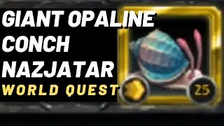 Giant Opaline Conch - Nazjatar Pet Battle - World of Warcraft