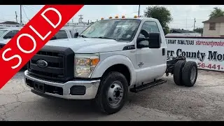 2012 Ford F350 Cab & Chassis Diesel...SOLD