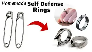 DIY Homemade self defense rings/how to make rings/how to make ring/rings making/homemade rings