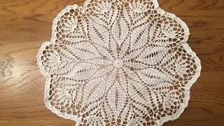 How to crochet a doily - Part 1 of 2