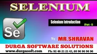 Selenium Introduction Part - 1 by Sharvan
