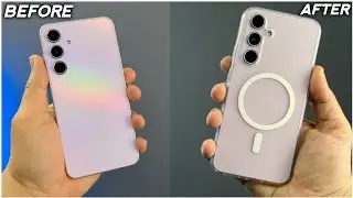 Samsung Galaxy A35 MagSafe Transparent Matte Case Cover Review in 2026 #samsung 