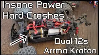 Insane Power Means Harder Crashes - Dual 12s Arrma Kraton