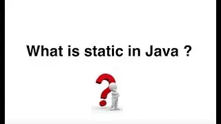 Static in Java - Interview Cracker!