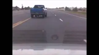 Idiot Driver Alert, Cheyenne, Wyoming: Another Dangerous Left Turn by an Inbred