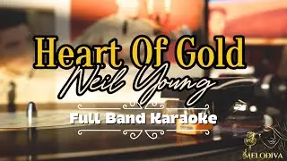 Heart Of Gold &ndash; Neil Young | Karaoke | Full Band Slow Rock Version | No Guide Melody | Lyrics