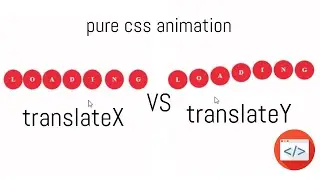 Pure CSS Animation| Transform: translate 