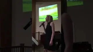 Liana White singing on Mother's Day - Mom's Song