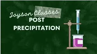 🔴Post Precipitation🔴Gravimetric Titration
