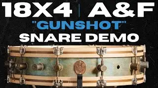 A&F 18x4 GUNSHOT SNARE DEMO