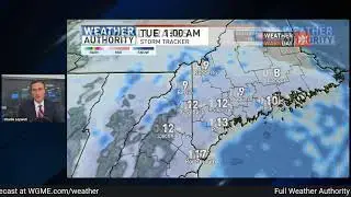 Nor'easter dumps snow on Maine