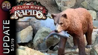 HUGE Calico River Rapids Construction Update 5/3/19 | Knott's Berry Farm