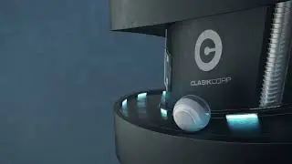 This is a Sci-Fi 3D AnimaLoop - Rolling Ball