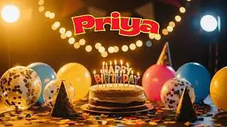 Priya Happy Birthday Song | Happy Birthday To You Priya Song