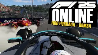 JOGANDO O MODO ONLINE DO F1 25 COM A PATROA - MUITA TRETA E PACADARIA !!!