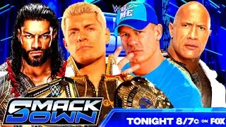 Full Match - Heel John Cena & Final Boss vs. Cody Rhodes & Tribal Chief 🔥 WR3D 2K25 🔥 WWE SMACKDOWN