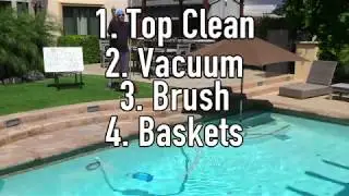 How to Clean a Swimming Pool - 5 Point Checklist - Ultimate Pool Guy - 2018