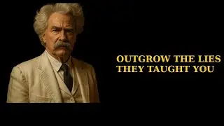 Mark Twain |  Outgrow The Lies They Taught You #motivation