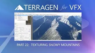 Terragen for VFX: Part 22 - Texturing Snowy Mountains