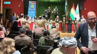 رێورەسمی  ٢٦ سەرماوەزو رۆژی  پێشمەرگە و ئالای کۆردستان لە شاری رۆدە ١٢/١٢/٢٠٢٥ نرویژ
