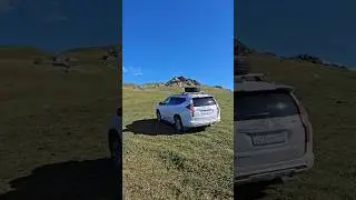 WE GO TO THE WATERFALL BURHAN BULAK. KAZAKHSTAN