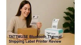 🖨️ Обзор термопринтера для печати этикеток TATTMUSE с Bluetooth 🖨️