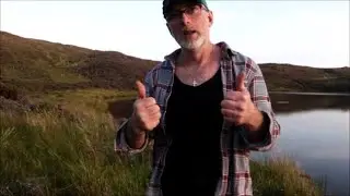 Fishing in a Donegal bog lough