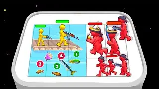 Raft Craft Dive : Weapon Battle game in MAX LEVEL ⭐ Merge Simulator Battles ( Enemies Battle )