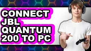 How to Connect Jbl Quantum 200 to Pc (only Way)