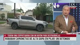 Robaban camionetas de alta gama: 1 detenido. Las destrababan con un botón desde una computadora