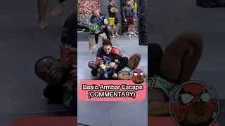 Basic Armbar Escape #armbar #jiujitsu #wrestling #commentary #gym #sport #sports #submission #bjj