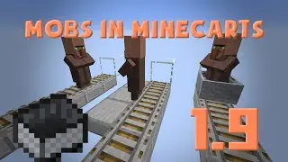 How to Get Mobs in Minecarts in Minecraft 1.9