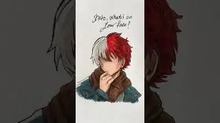 Shoto🩵maybe beauty❤️#trending #shototodoroki #mha #myheroacademia#anime #drawing #trending #shorts