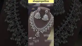 black metal necklaces and earrings set | shoppingwithss | #shorts shopping with ss