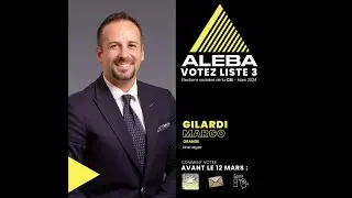 ELECTIONS SOCIALES 2024 &ndash; GILARDI MARCO // CANDIDAT GROUPE 5