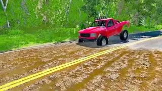 BeamNG Drive cars stuck in the mud