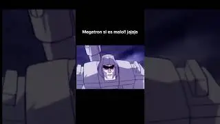 Megatron.. h&eacute;roe o villano? jajaja.  #transformers  #megatron #optimusprime #humor #peleaepica