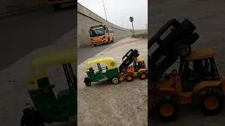 RC JCB vs Remote Control Thar New High Speed Car Testing