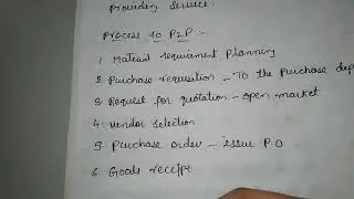 P2P cycle  Procure to pay cycle .