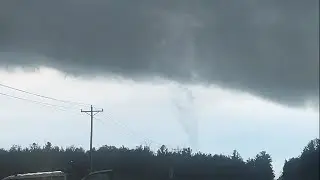 Close range wispy tornado near Glen, MN 6/12/2024