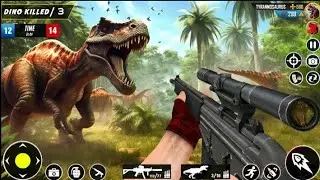 Wild Dinosaur Hunting Games Android Gameplay HD #2