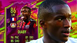 SHOOTING BOOST! ⭐ 86 RULEBREAKER DIABY PLAYER REVIEW - FIFA 22 ULTIMATE TEAM