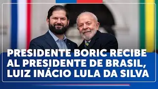 Presidente de Brasil, Lula da Silva, inicia Visita de Estado a Chile