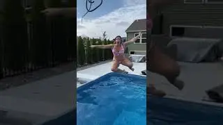 Surprise SNAKE PRANK with Scared Boyfriend at Swimming Pool #shorts