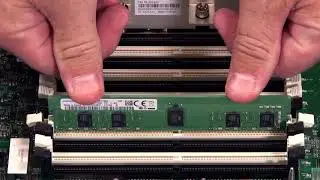 Lenovo ThinkSystem SR655 installing an memory module