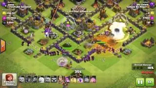 Clash of Clans   TH10 Farming Base Replays   Funneling Strategy   CoC TH10 Defense Strategy 2016